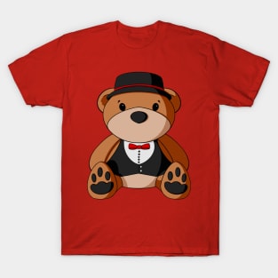 Groom Vest Teddy Bear T-Shirt